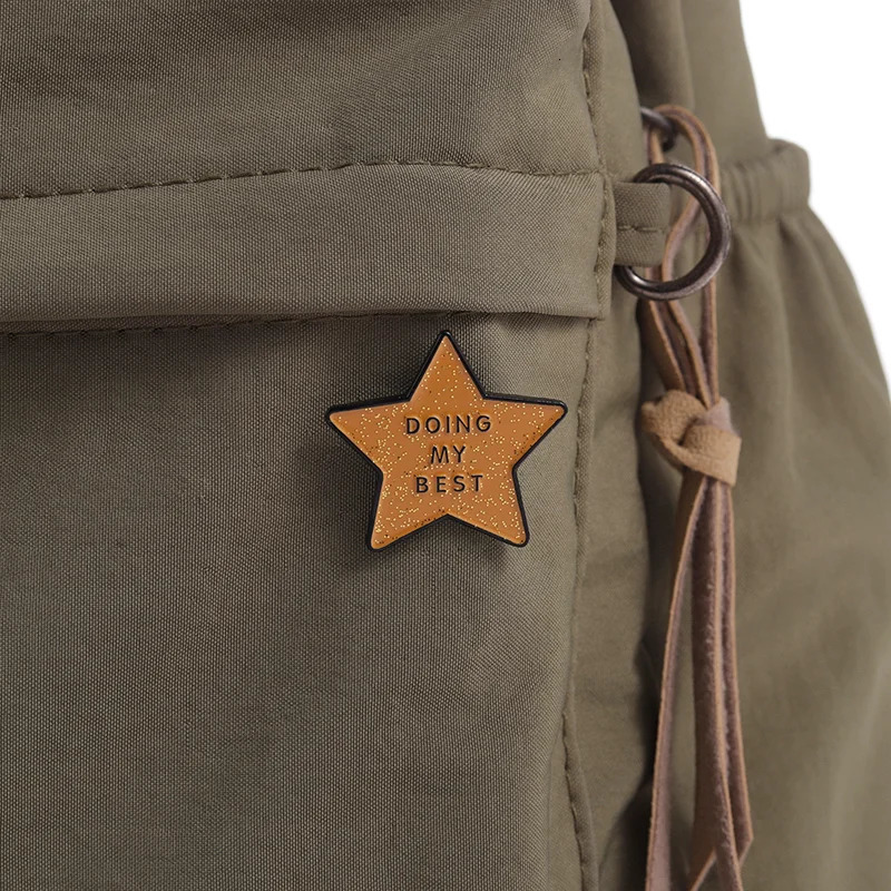 Make my enamel pin custom sparkling star brooch lapel badge positive optimistic and interesting jewelry gift direct 241210