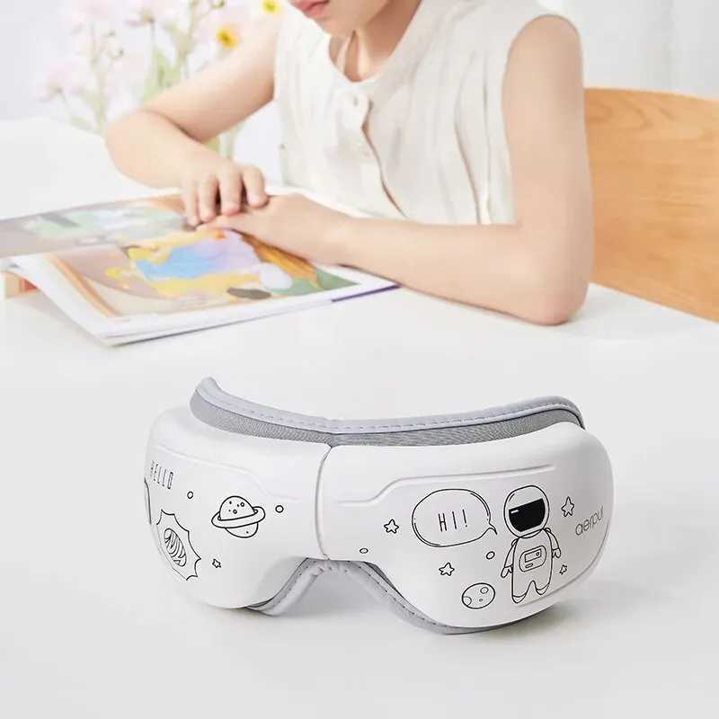 Smart Eye Massager Constant Temperature Hot Pressing Vibration Press Relieves Fatigue Graffiti Appearance Childrens Gift W241213