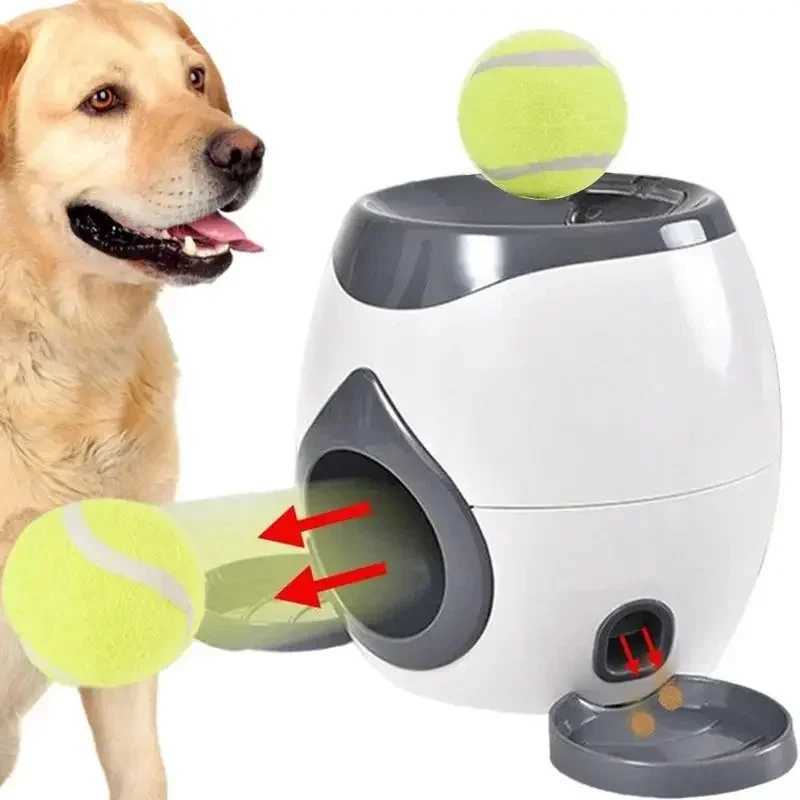 Dog training therapy puzzle toy automatic throwing machine Tossing Ball Food Distribution Reward Game Slow Feeder Supplies X241213