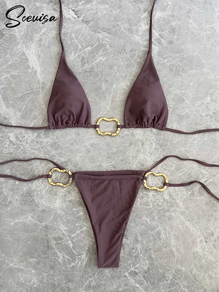 2025 New Bikini Set Bikinis Sexy Women Swimsuits Fa Swimwear Bathing Suit Brazilian Swimming Suits Beachwear biquini SummerXJ241212
