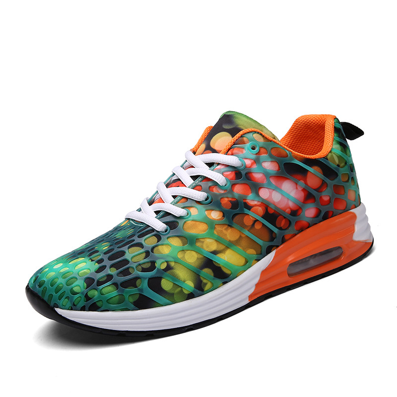 Women Men Running Shoes Breathable Lightweight Camouflage Non-Slip Casual Sports Shoes
