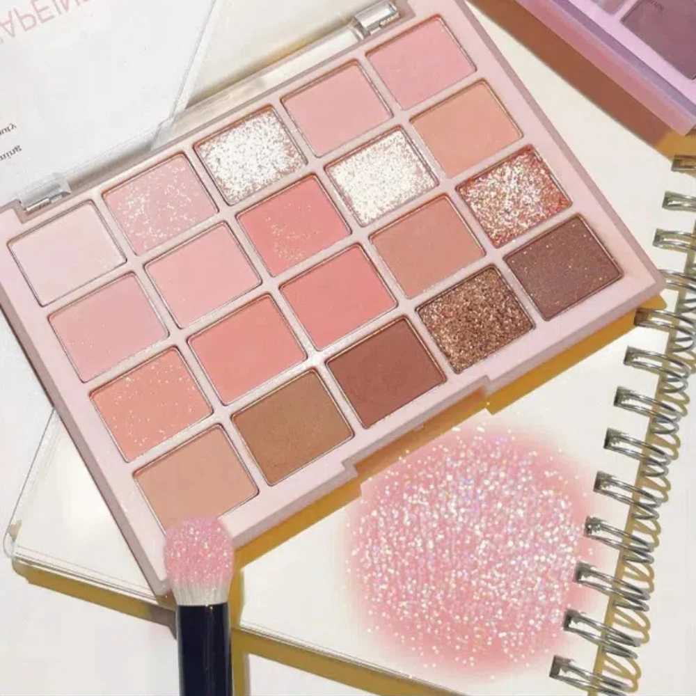 20 color Korean low saturation eye shadow palette purple matte pearl durable waterproof glitter eye shadow eye shadow makeup W241213