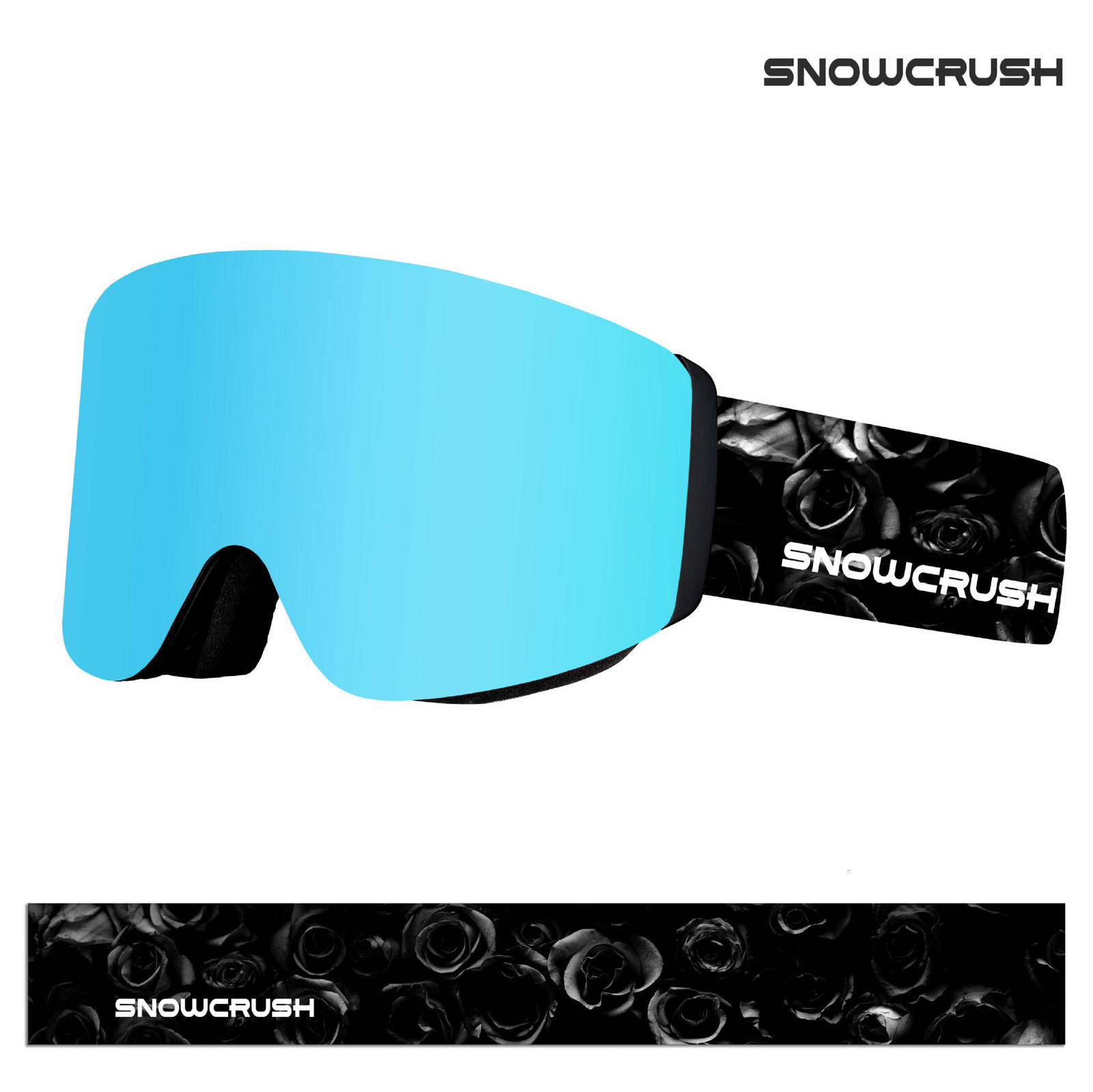 LOCLE OTG Ski Goggle Snowboard Mask For Men Women Ski Eyewear Anti-fog Cylindrical UV400 Motorcycle Snowmobile Glasses Adult 240923