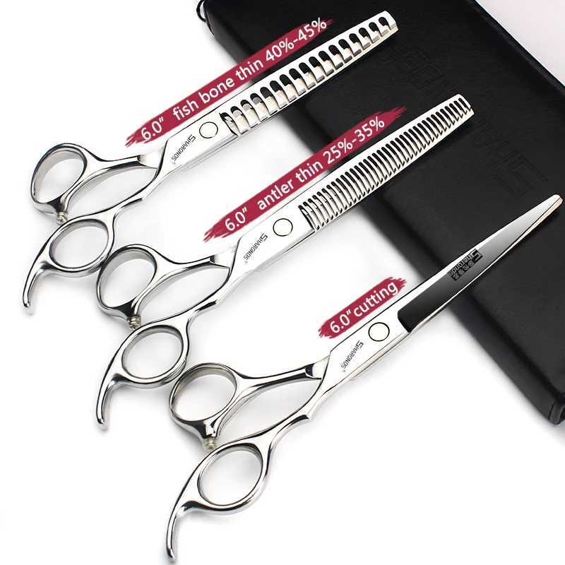 New Arrival Sharonds Barber Scissors 6 6.5 Professional Barber Home Salon Barber Scissors Set High Quality Barber Scissors Z241213