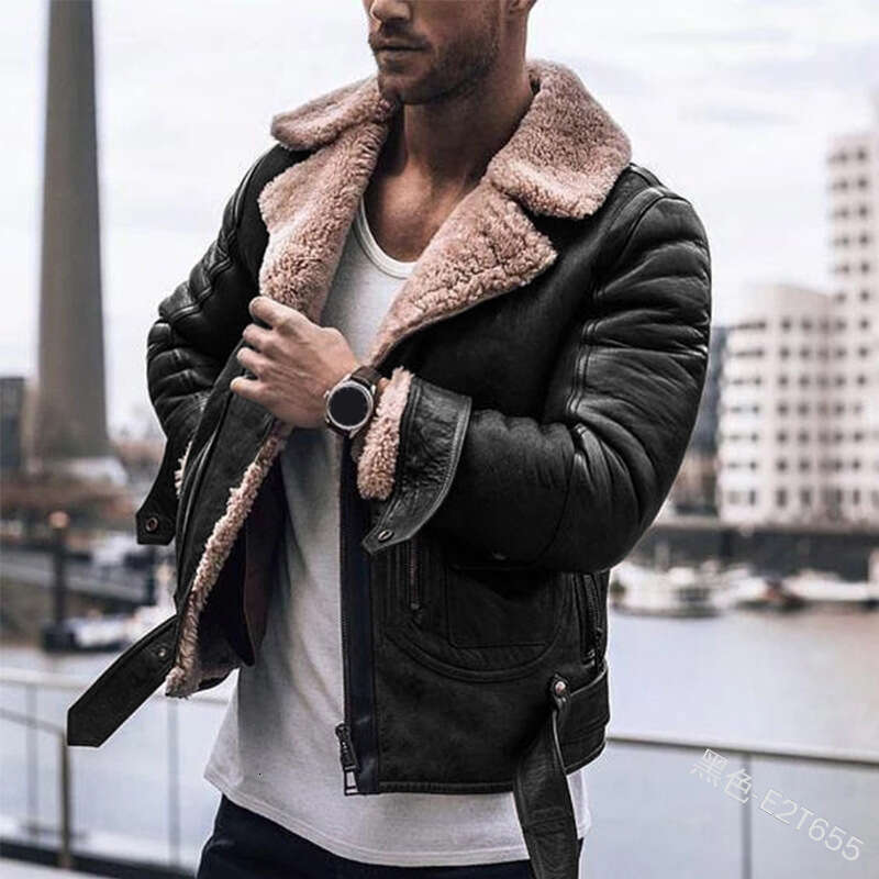 European And American Street Style Fur Personalized Coat, Men's Fashion Quality Classic