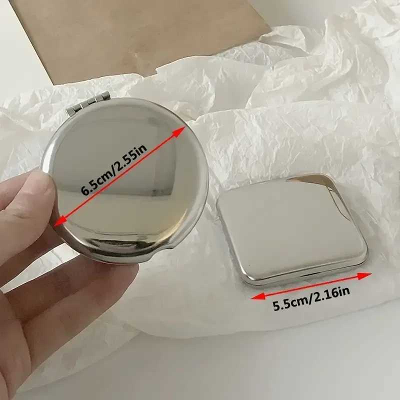 High Quality Double Sided Makeup Mirror Portable Makeup Folding Flip For Student Dormitory Cute Small MirrorXJ241213
