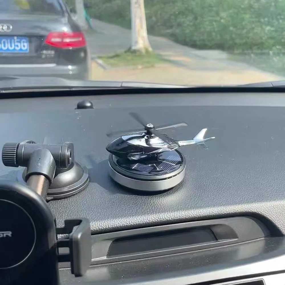 Solar Power Heliter Air Cystal Solar Energy Plane Diffuser Spinning Heliter Perfume Car Dashboard AromaXJ241213