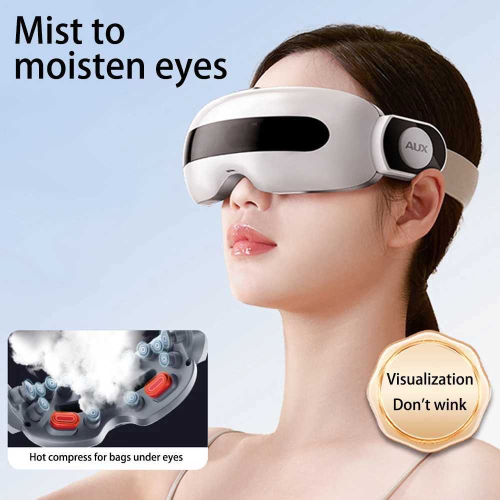 Eye Massager Nebulized Steam Eye Moistening Device for Relieving Eye Fatigue Massage Instrument Hot Compress Bluetooth Music W241213