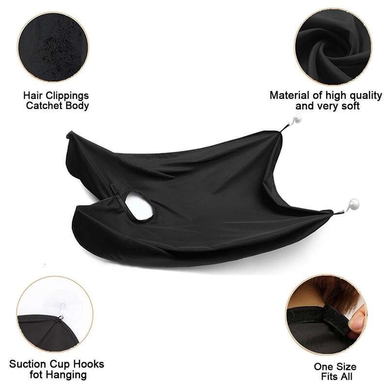 Beard Male Shaving Catcher Cape Care Bib Face Shaved Hair Adult Bibs Shaver Cleaning Hairdresser Gift for Man Clean Apron s dresser