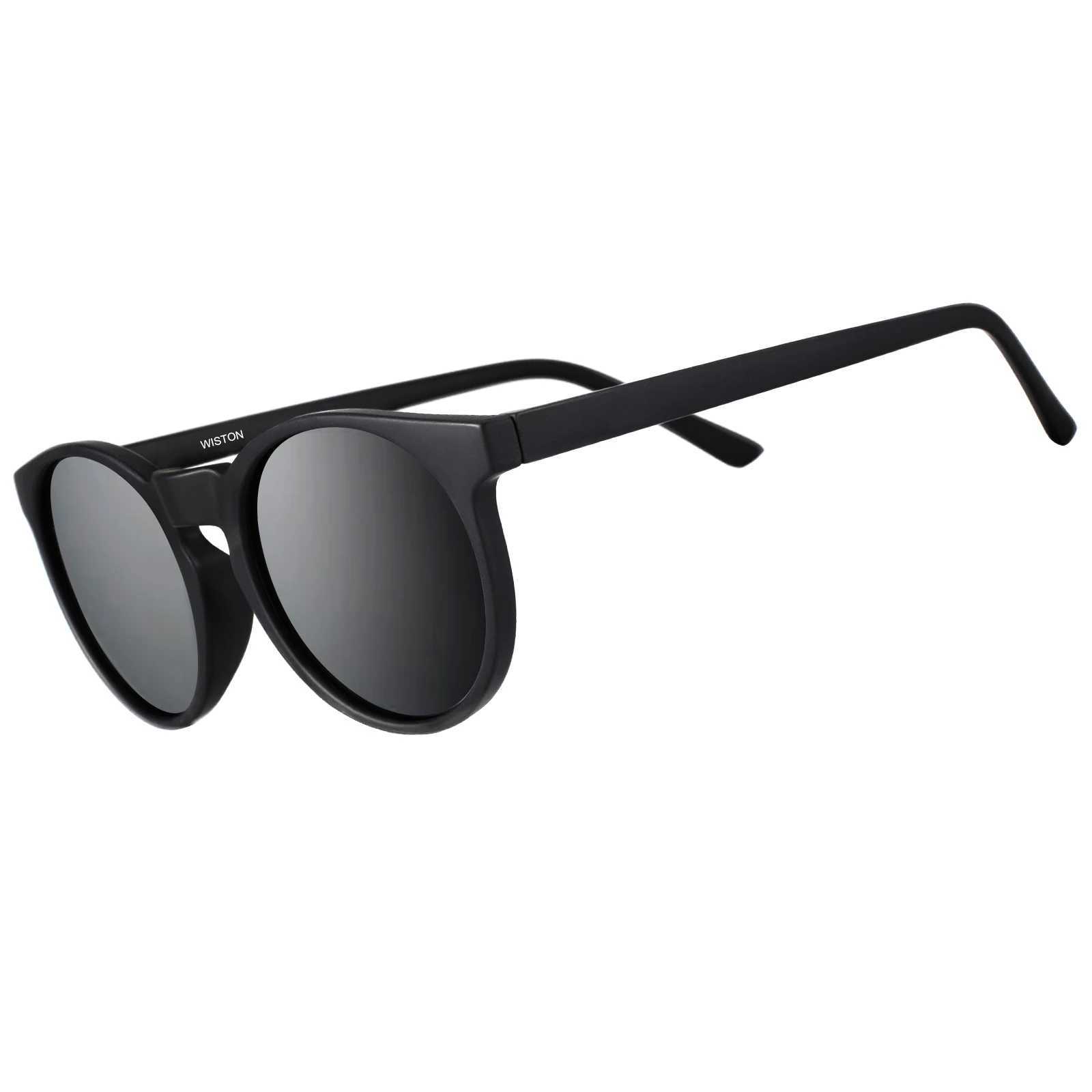 MAXJULI Polarized Round Sunglasses for Women MenRunning Retro Classic New In UV400 TR Frame Lightweight Female sunglasses 8107X241213