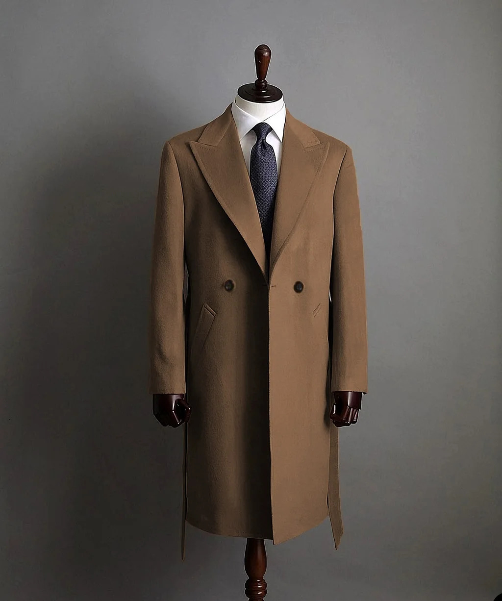 y comfortable winter jacket for menModern trench coat menLapels coatsfor Business leisure everyday life 241213