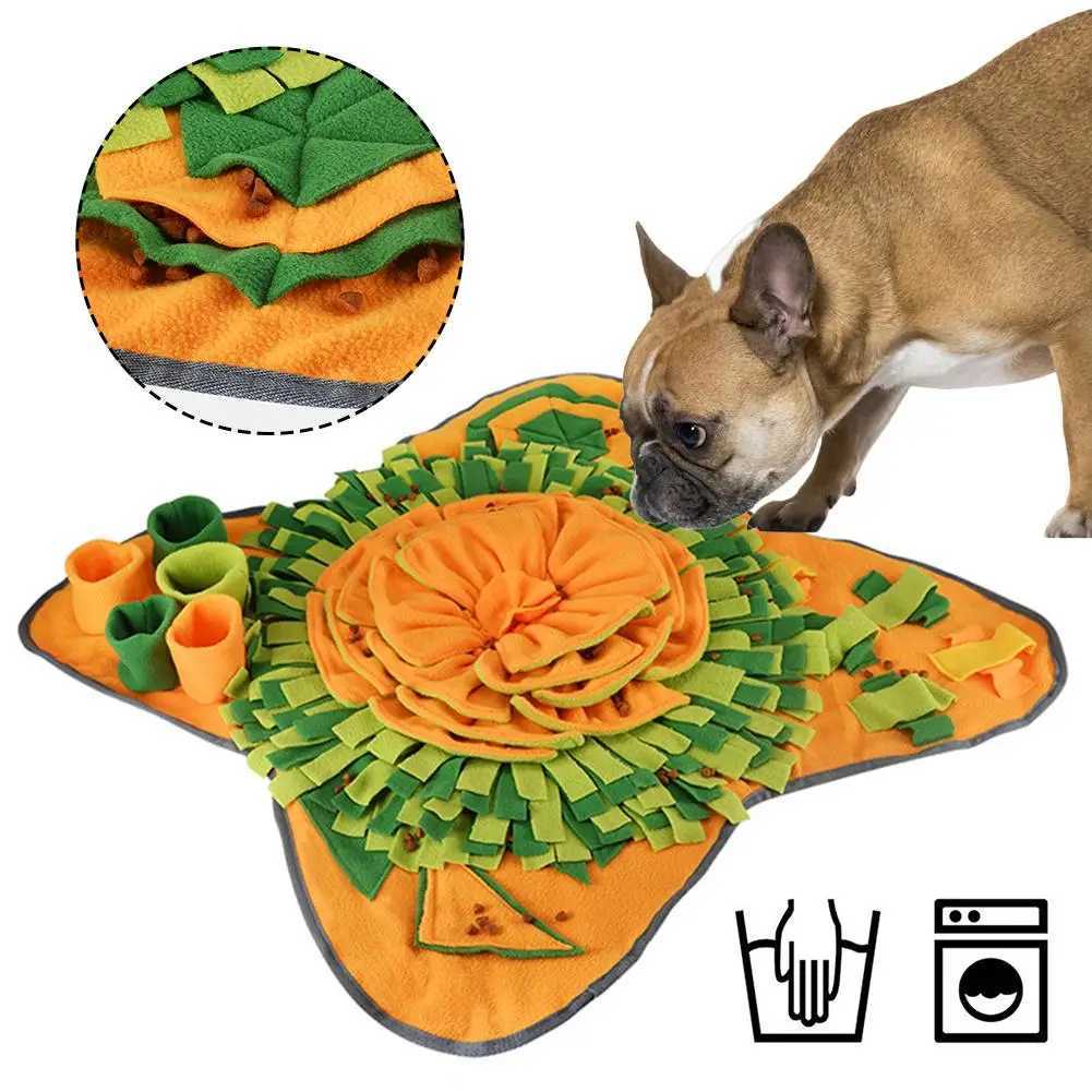Pet dog olfactory pad puzzle toy pet snack feeding pad boring interactive game training blanket olfactory feeding training pad X241213