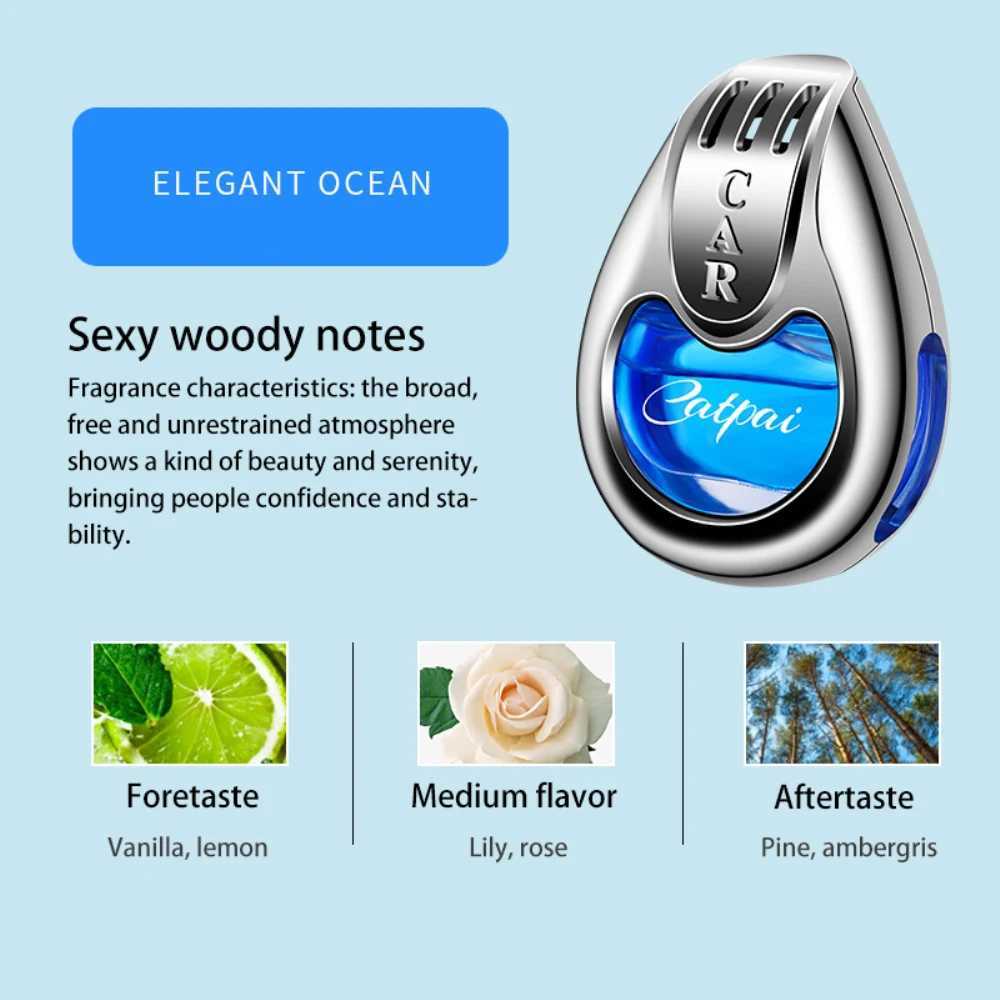 Car Air ener Fragrance Car Interior Air Vent Creative Diffuser Lasting Pendant Aroma For Auto Smell Perfume ScentXJ241213