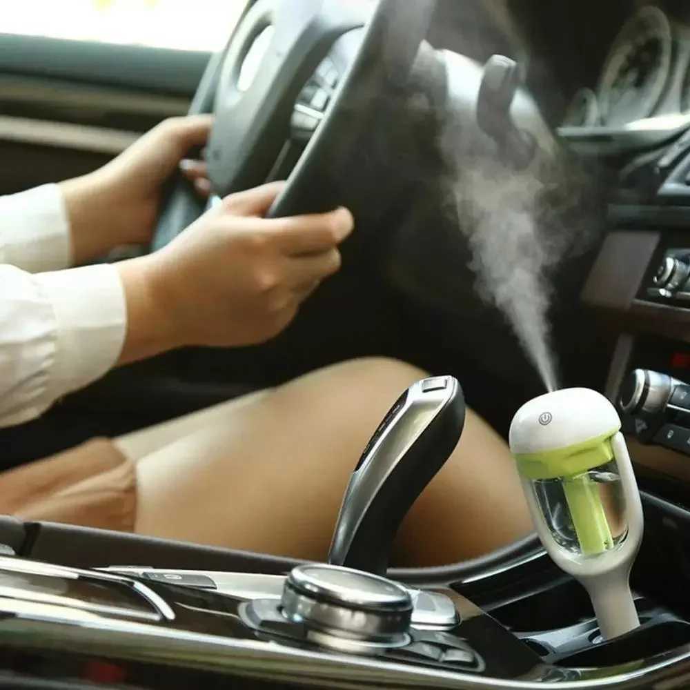 1 Pcs Mini Car Steam Humidifier Air Purifier Aroma Diffuser Essential oil diffuser Car humidifierXJ241213
