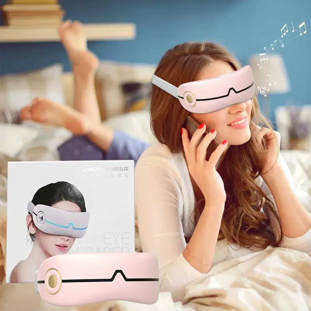 Multi effect intelligent steam eye mask electric 3D eye care massage device with hot compression eye massager W241213