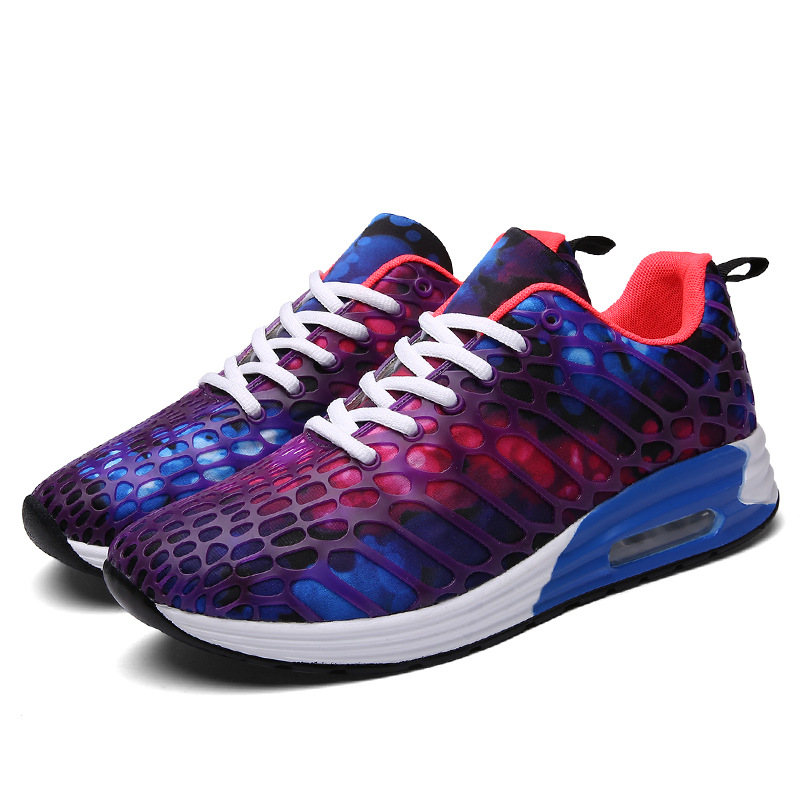 Women Men Running Shoes Breathable Lightweight Camouflage Non-Slip Casual Sports Shoes