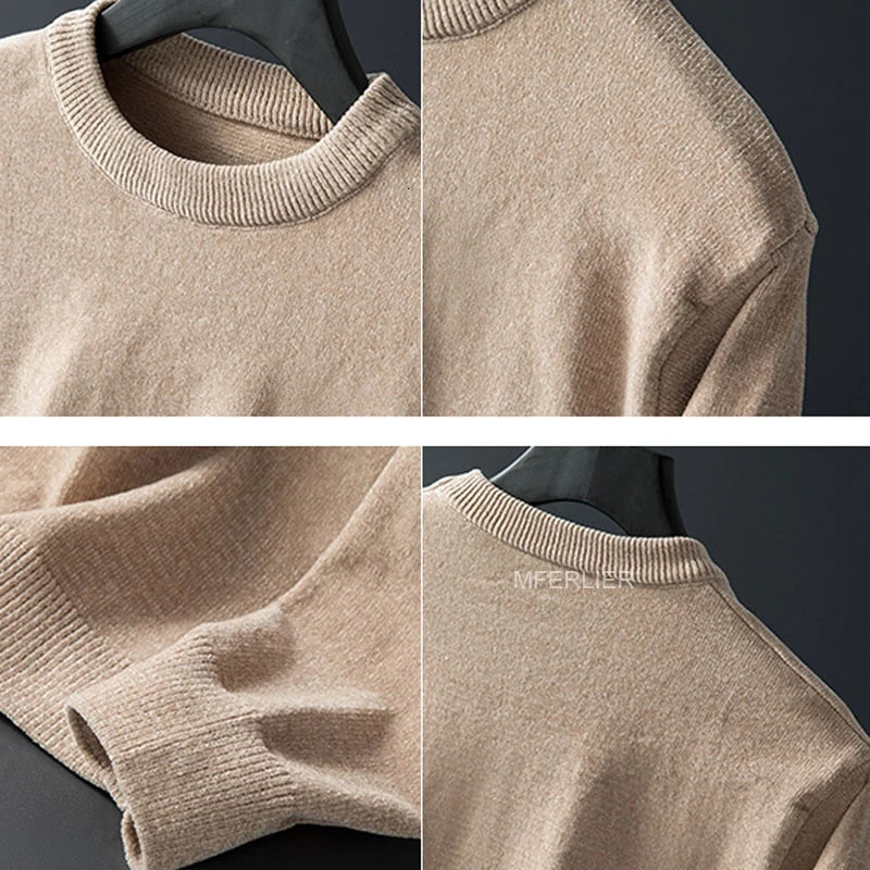 Autumn Spring Plus Size Sweater 6XL 7XL 8XL 140kg Loose Men Sweaters 241213