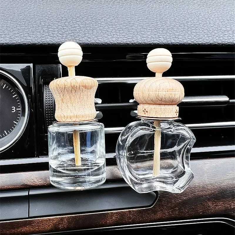 1 Pack Air ener Car Perfume Clip Essential Oil Diffuser Vent Empty Glass Bottle Decoration Aroma Glass BottleXJ241213