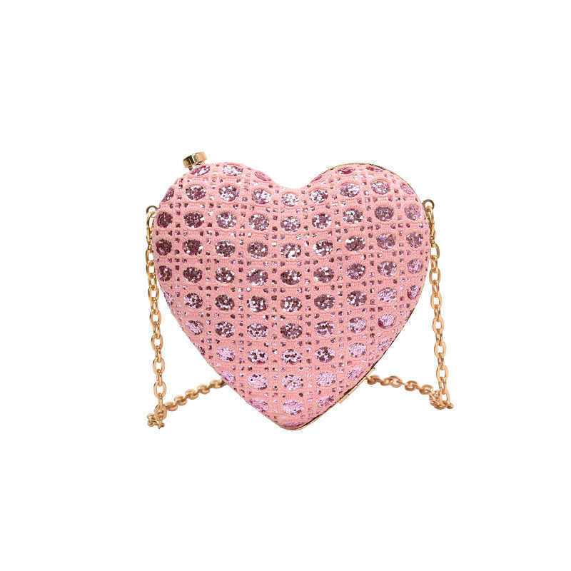 Fairy handbag summer new Fashion diamond studded western shoulder bag crossbody love dinner bag