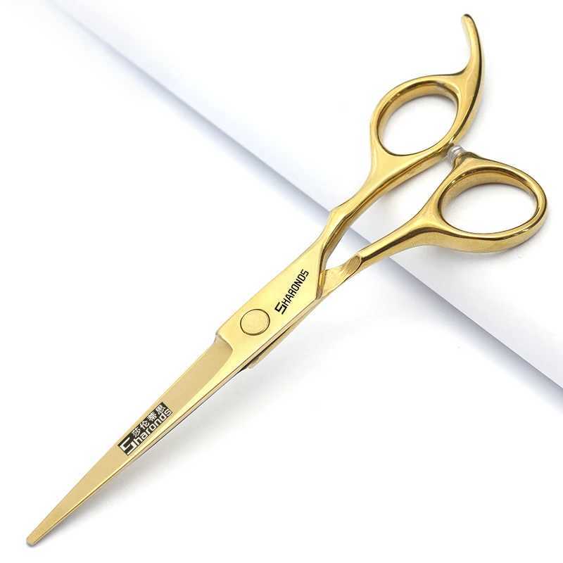 New Arrival Barber Scissors Hairstylist Exclusive Hair Clippers 6 Inch German Steel Flat Shears Hairdressing Thinning Cutting Tools Z241213