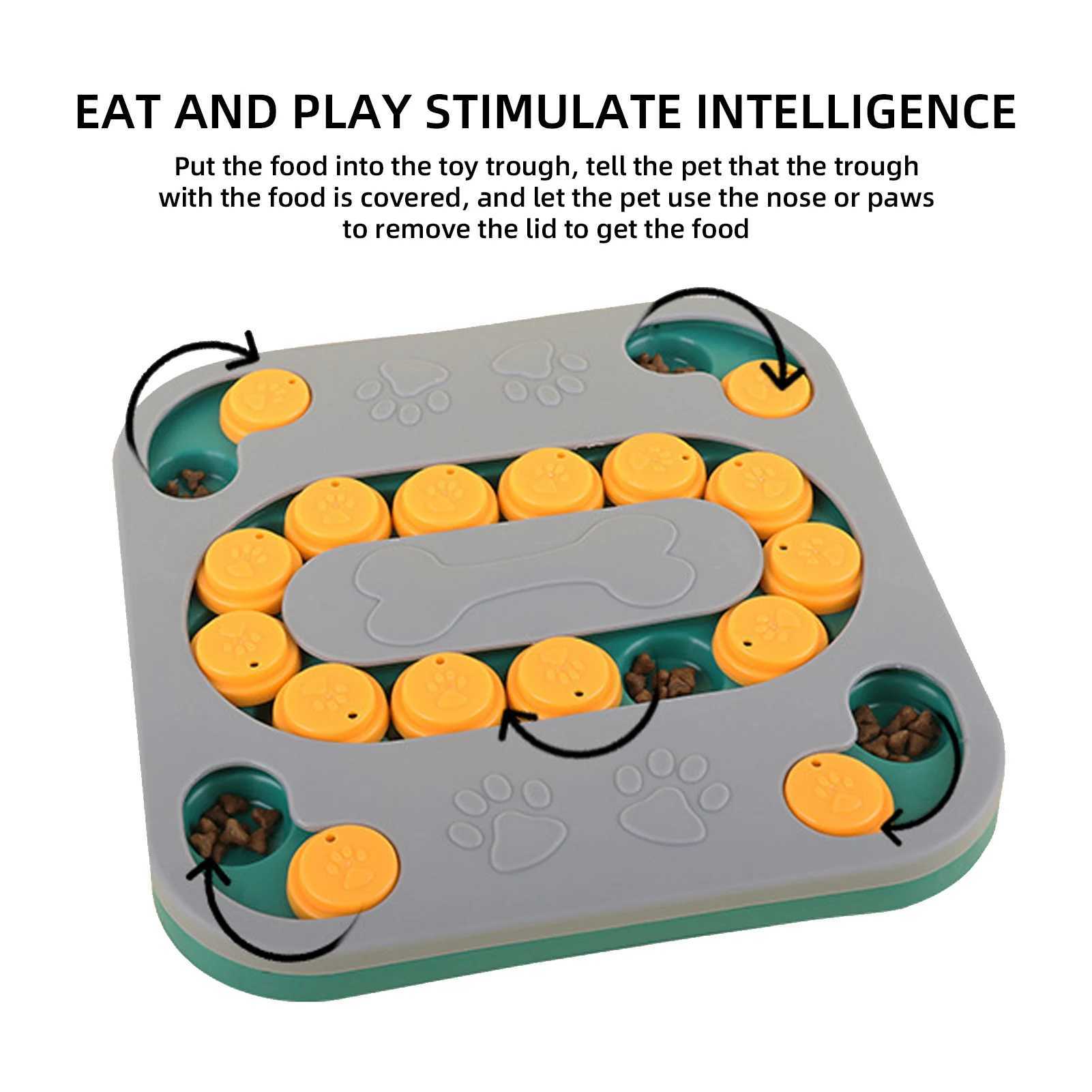 Dog puzzle toys puppy puzzle toys slow feeders food dispensers interactive pet toys used for IQ training psychologically rich intelligent X241213