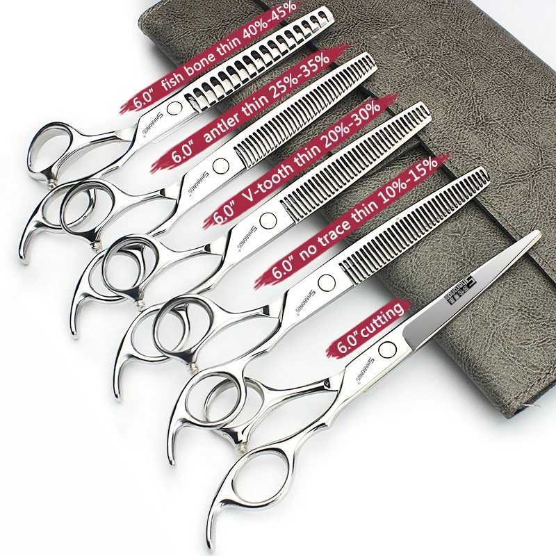 New Arrival Sharonds Barber Scissors 6 6.5 Professional Barber Home Salon Barber Scissors Set High Quality Barber Scissors Z241213
