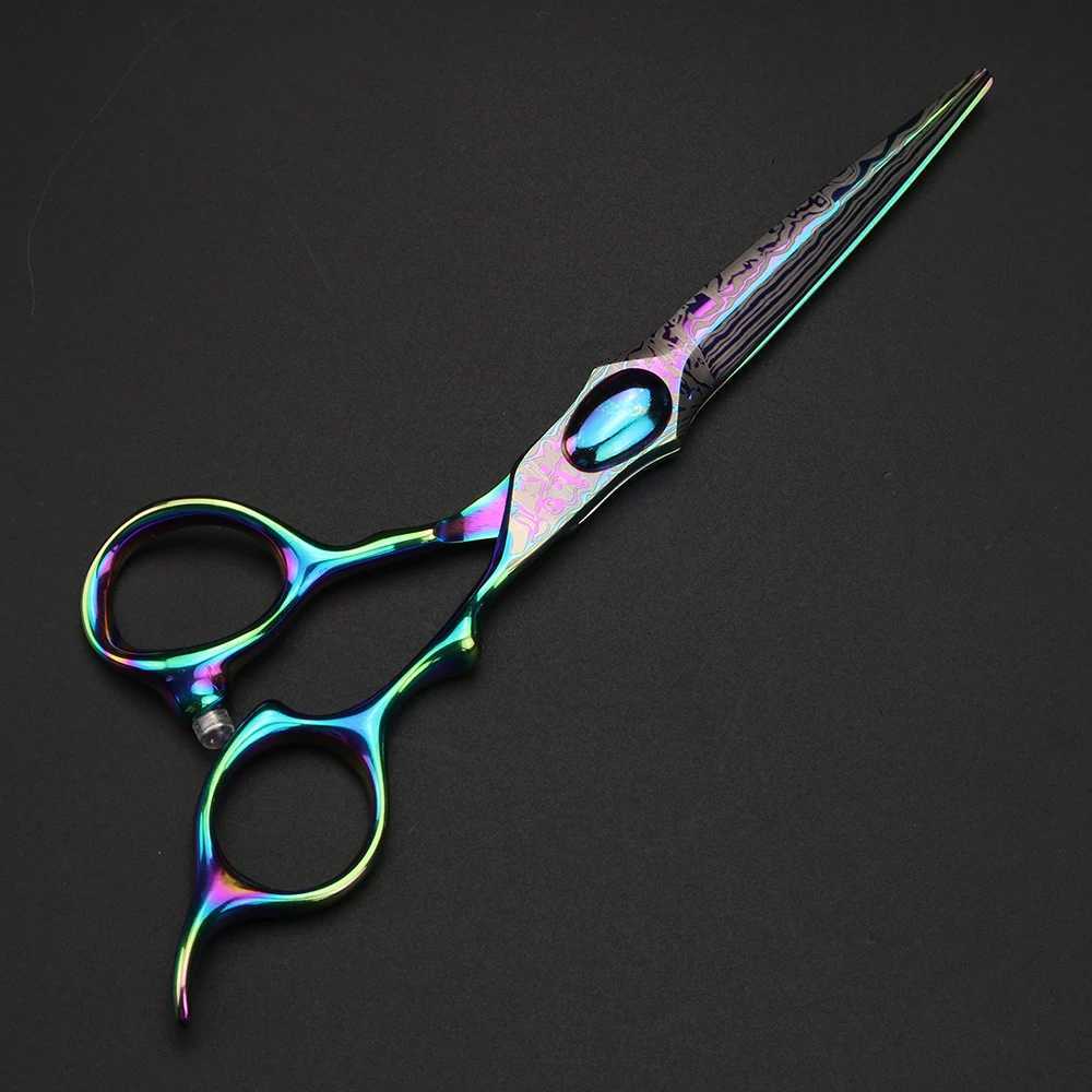New Arrival Color professional hair clippers hair clippers scissors and thin scissors Japanese 440C steel scissors Z241213