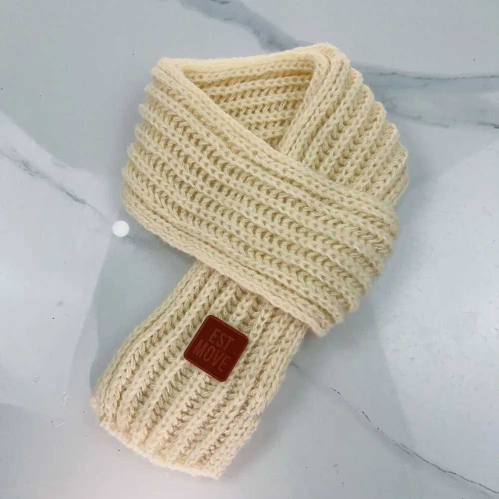 Scarves Wraps 1PC Baby Kids Boy Girl Winter Warm Scarf Knitting Wool Children Neck Warmer Wrap H241213PEU5