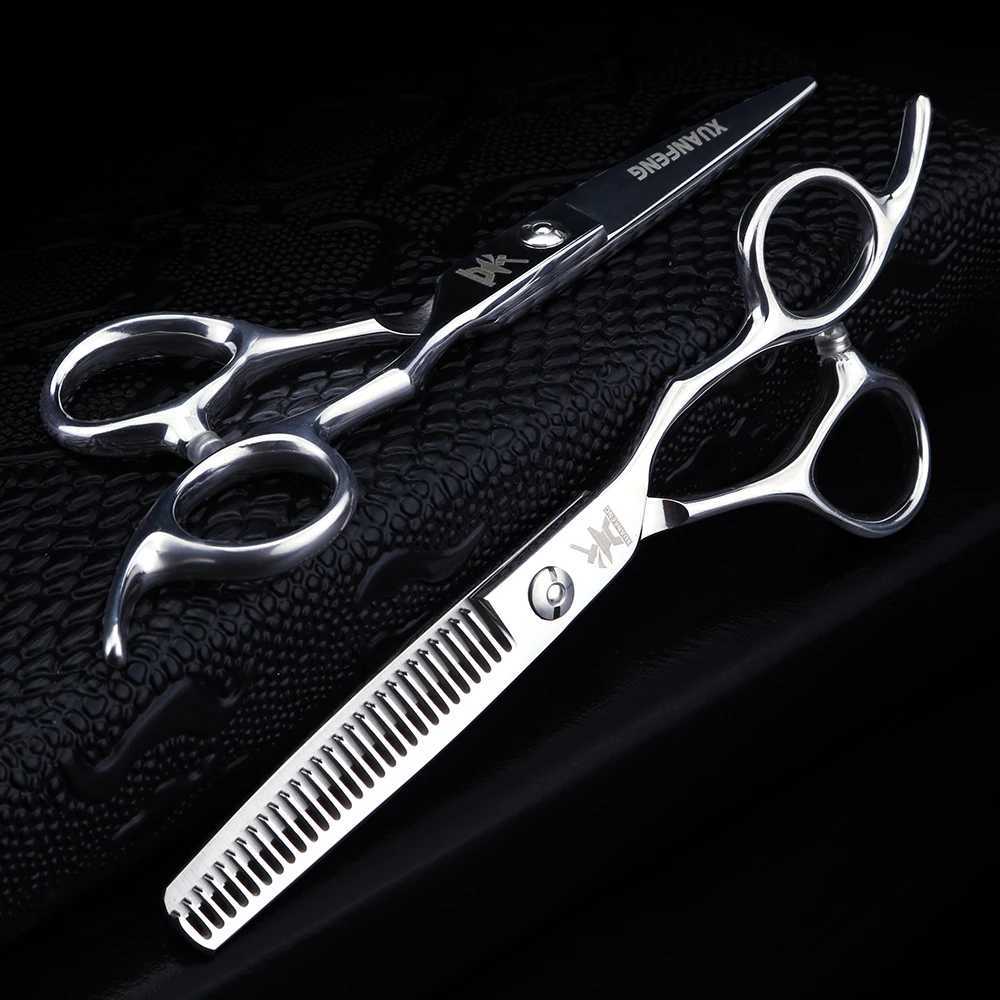 New Arrival Xuanfeng 5.5-inch 6.5-inch Barber Scissors Gallery Styling Tools Cutting Scissors and Thin Scissors Series Z241213
