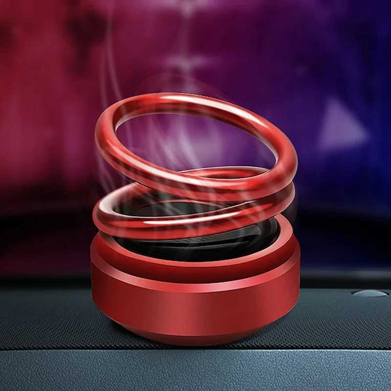 Portable Kinetic Energy Mini Heater Car Air ener Double Ring Rotating Solar Air Purifier Perfume Aroma ManeXJ241213