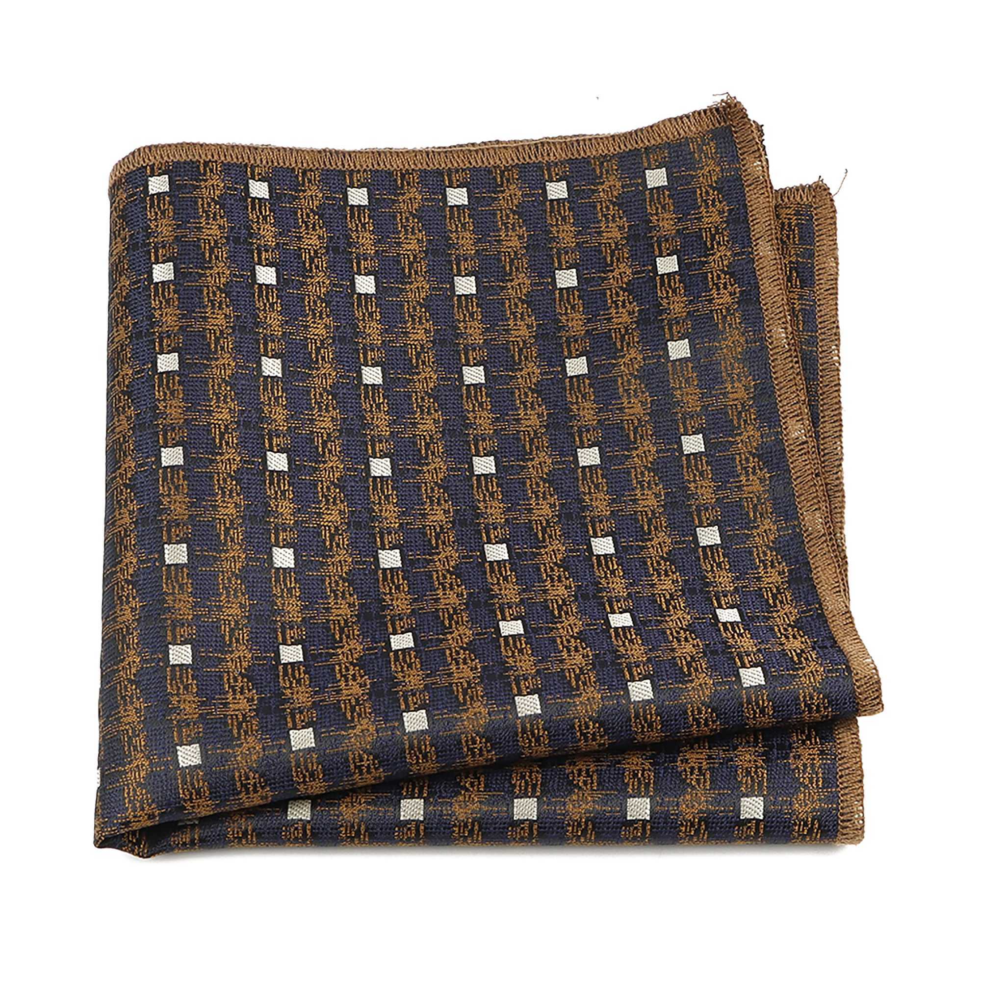New Fashion Business Mens Pocket Square Flower Stripe Paisley Chest Towel Jacquard Womens Gentleman Hanki Set Hanki Gift W241213