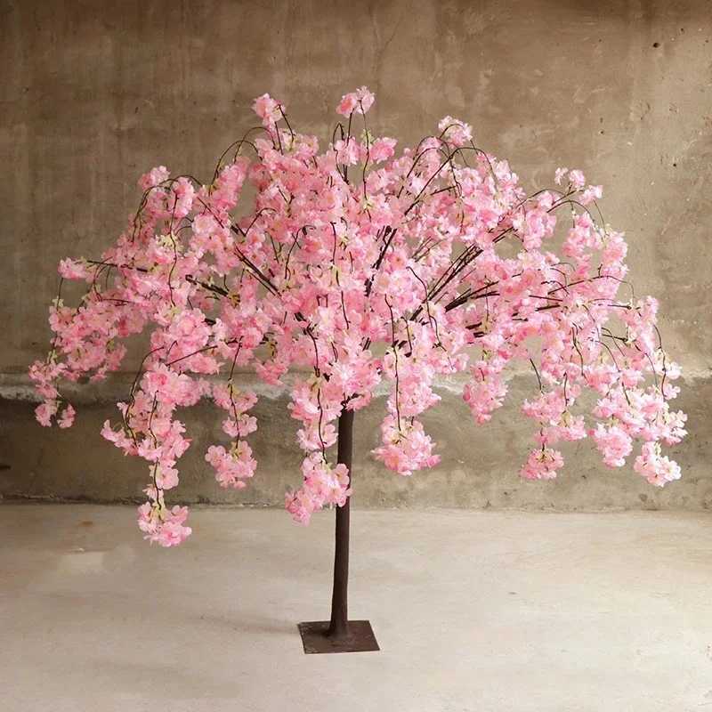 Christmas Artificial Cherry Blossom Tree Plant Artificial Flower Tree Hotel Christmas Wedding Decoration Home Living Room PXJ241212