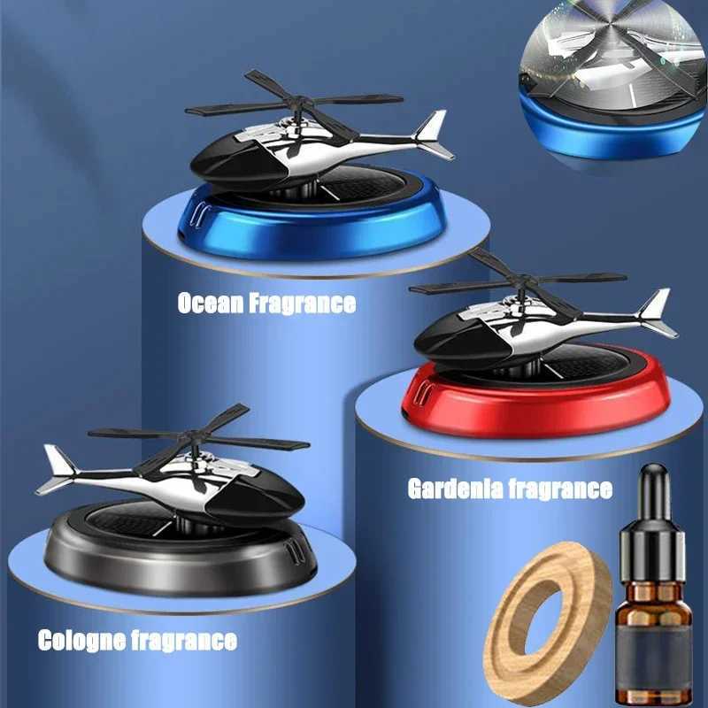 Solar Heliter Car Air ener Interior Accessories Decoration Propeller Rotating Flavoring Diffuser Interior AccessoriesXJ241213