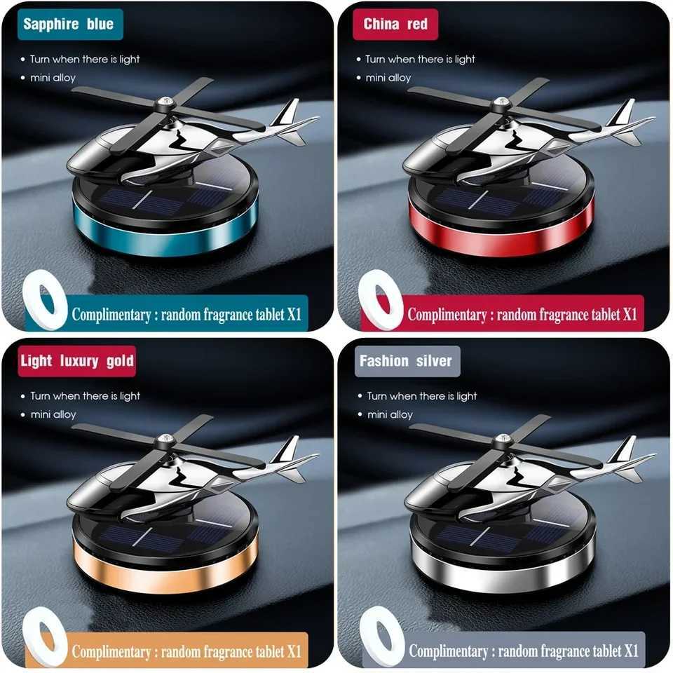 NEW Solar Car Air ener Heliter Propeller Car Fragrance Male Auto Interior Accessories Man Automobile Perfume DecorationXJ241213