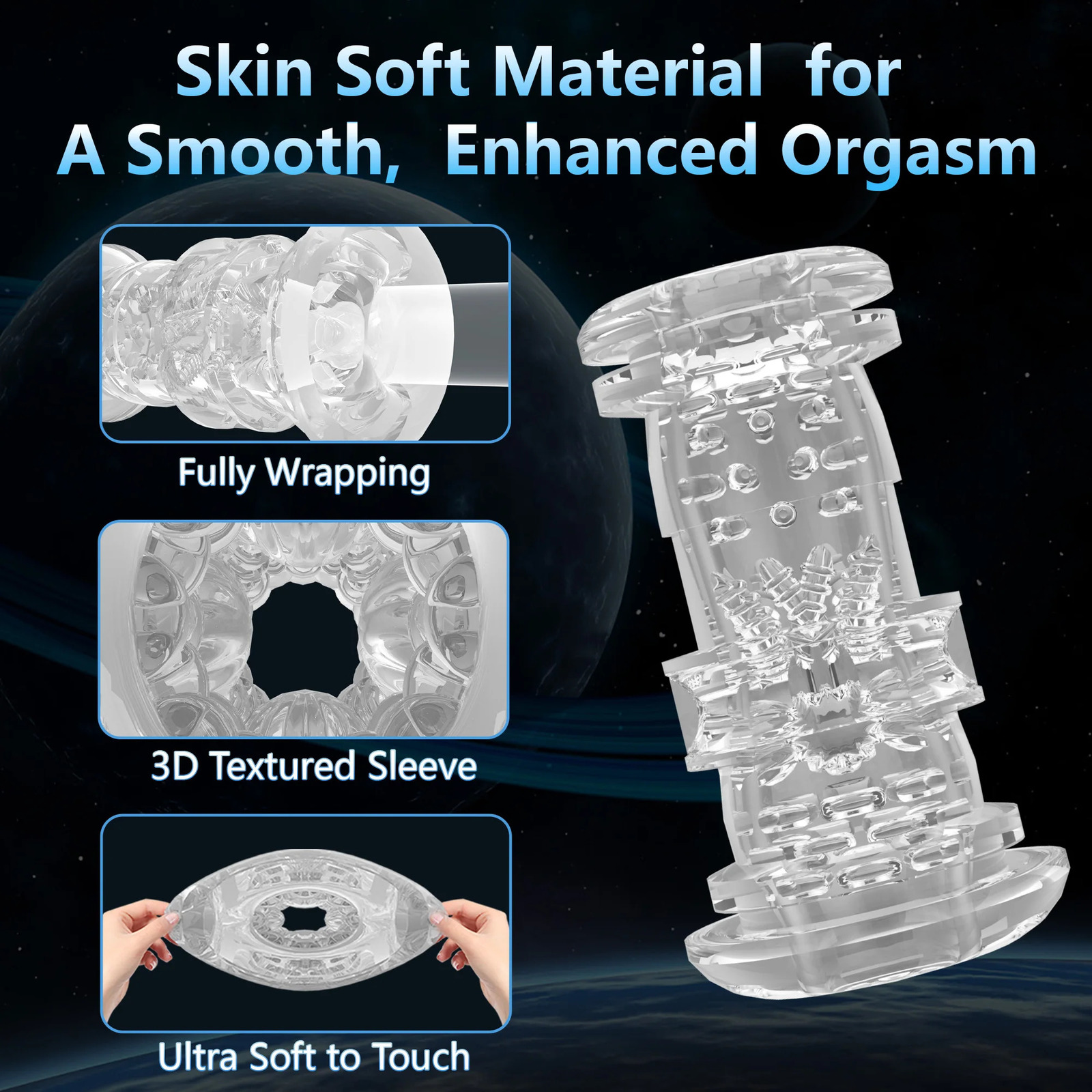 Foldable Handles Masturbator for Men Automatic Telescopic Rotation Vibrator Open Ended Penis Massager Male Sex Toys For Adults 241213