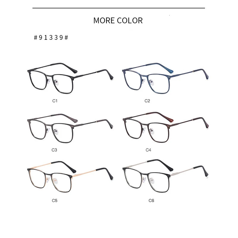 KANDREA Fashion Mens Ultralight TR90 Metal Myopia Glasses Frame Full Glasse 91339 241213