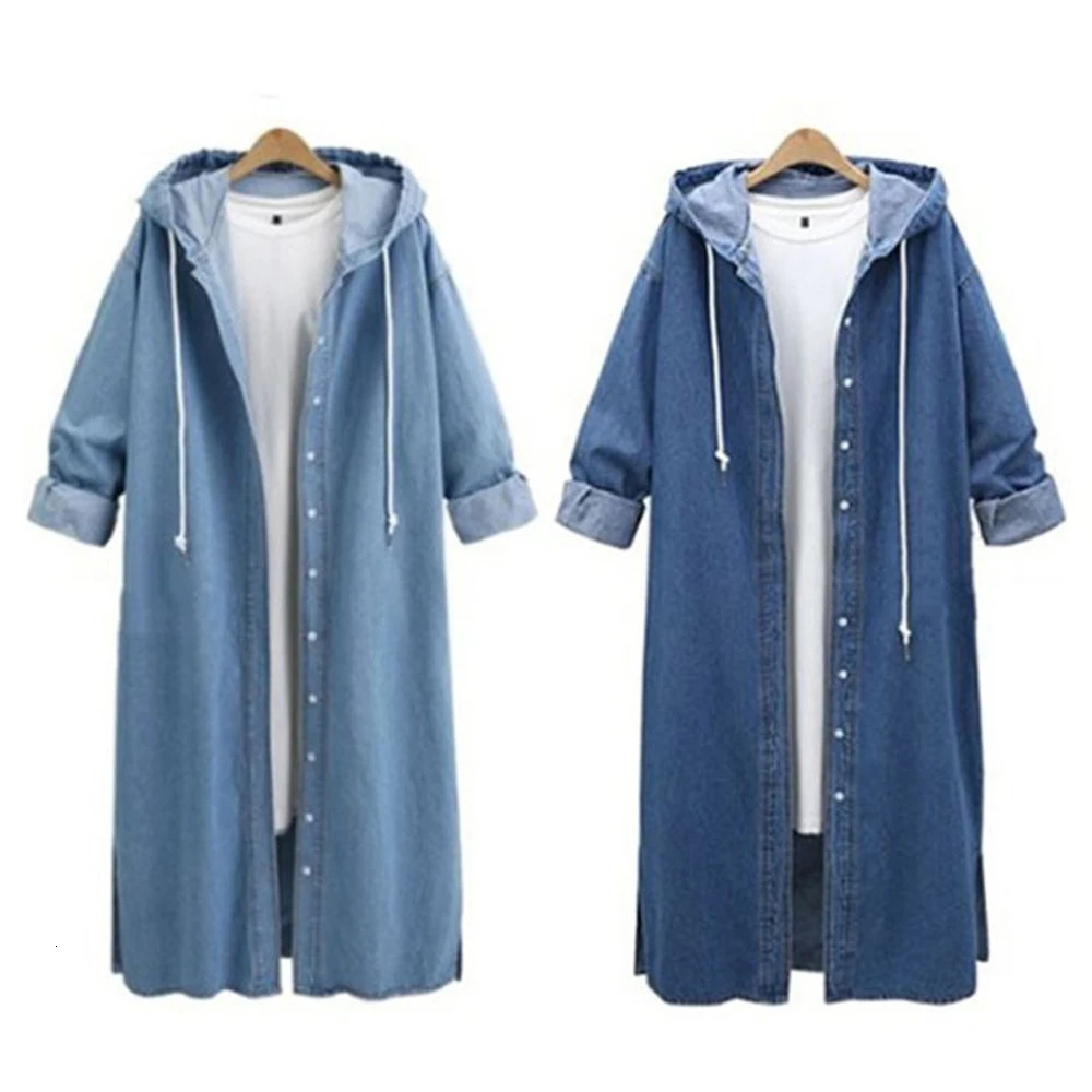 Trench Solid Color Lace Womens Jacket Autumn Fashion Denim Laundry Jeans Coat Collar 241211
