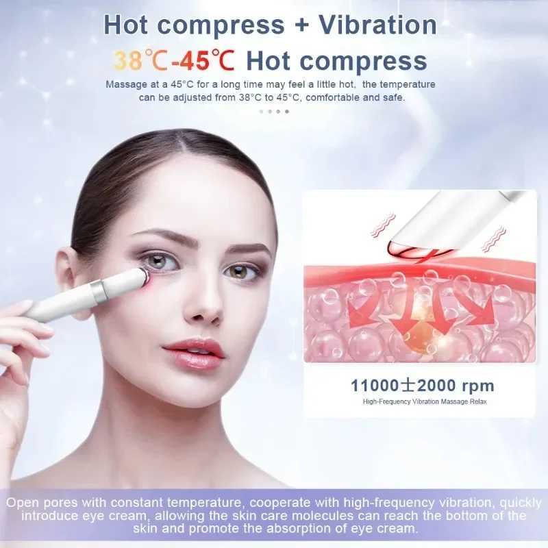 Electric eye massager with a constant temperature of 45 heated vibration massage lamp dark circles and eye bags and relaxing skin care tools W241213