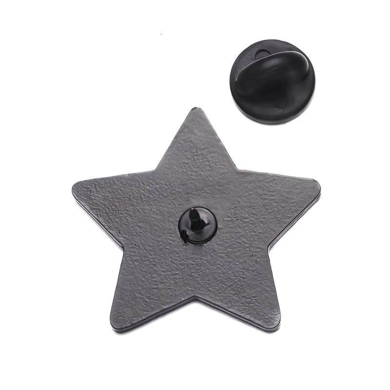 Make my enamel pin custom sparkling star brooch lapel badge positive optimistic and interesting jewelry gift direct 241210