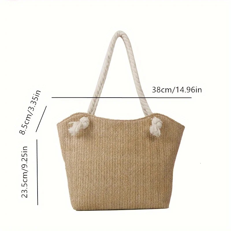 Large Capacity Beach Vacation Bag Pastoral Style Simple n Summer Handbag 28 reviews 49 All are from ve 241203