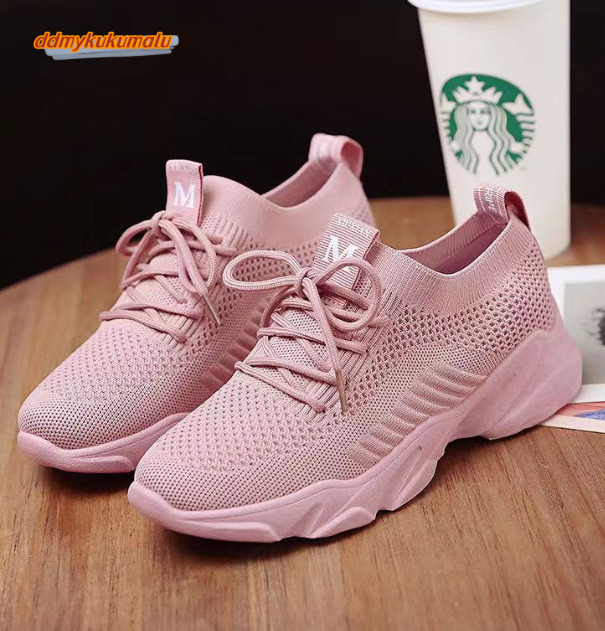 2024 New Women's Flyknit White Korean Edition Trendy Sports Comfortable Casual Shoes for Children #12 ddmykukumalu