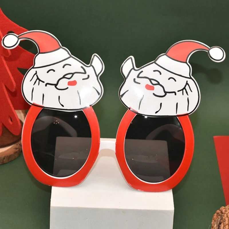 Sunglasses Merry Christmas Glasses Frame Christmas Costume Eyeglasses Christmas Sunglasses Kid Adult Christmas Party Supply H241213