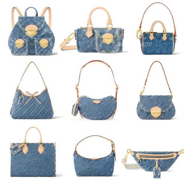 Shoulder Bags NANO SP Jean Bag Designer Denim Designer Bag Shoulder Bag Crossbody Bag Handle Bag Shopping Bag Cluth Bag Drawstring High Quality Bucket Bags Tote Bag