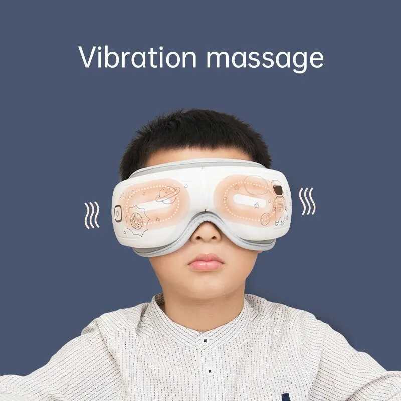 Smart Eye Massager Constant Temperature Hot Pressing Vibration Press Relieves Fatigue Graffiti Appearance Childrens Gift W241213