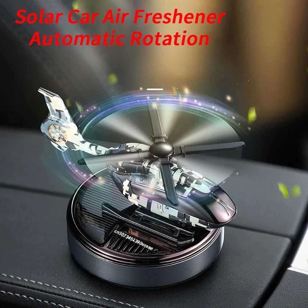 Car Fragrance Solar Car Air ener Auto Rotating Dashboard Fragrance Camouflage Heliter Essential Oil Diffuser DecorationXJ241213