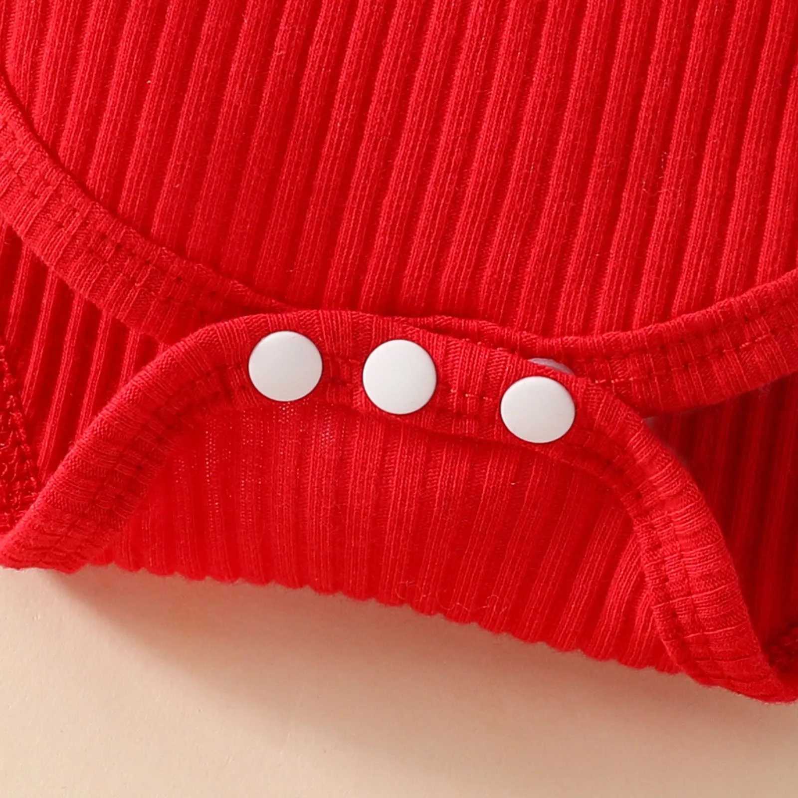 3 pieces of Christmas newborn baby clothing set Christmas set long sleeved jumpsuit deer Santa Claus skiing headband childrens clothing set W241213