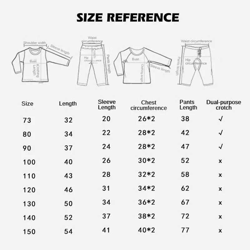 Childrens Home Clothing Set Christmas Pattern Cotton Pajamas Boys and Girls Long Sleeve Underwear Baby Clothing W241213