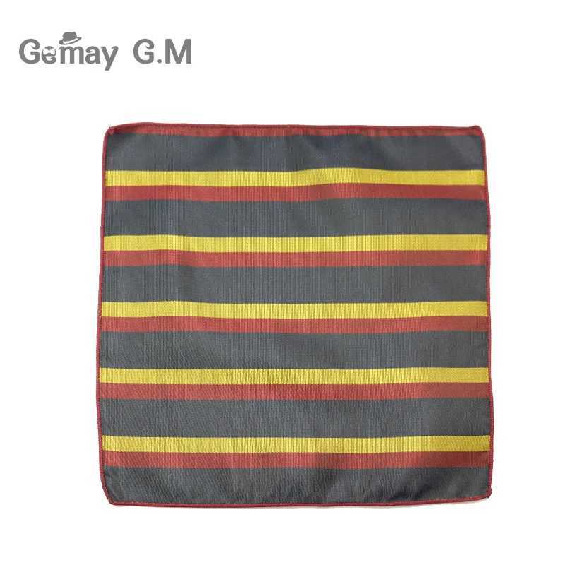 Mens set polyester handle head woven floral pocket square Hanji chest towel formal striped wedding pocket square Hanji W241213