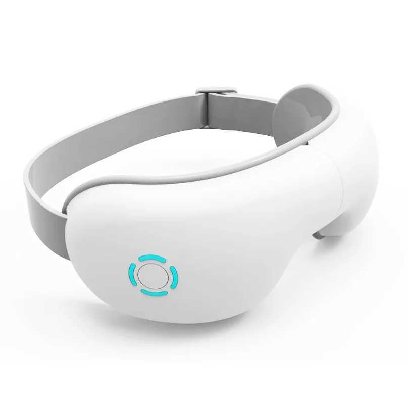 Eye Massager with Heat Smart Care Device with Music for Migraines Relax Reduce Eye Strain Dark Circles Improve Sleep W241213