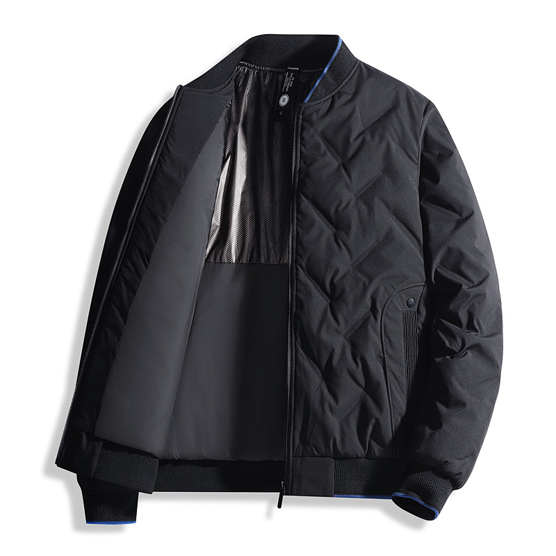 M10294 New Light White Duck Down Jacket Men's Casual Warm Down Jacket